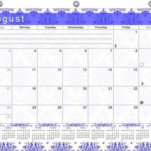 2026-2027 Academic Year 12 Months Student Calendar/ Planner for 3-Ring Binder 18